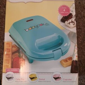 Babycakes Mini Waffle Stick Maker in Blue